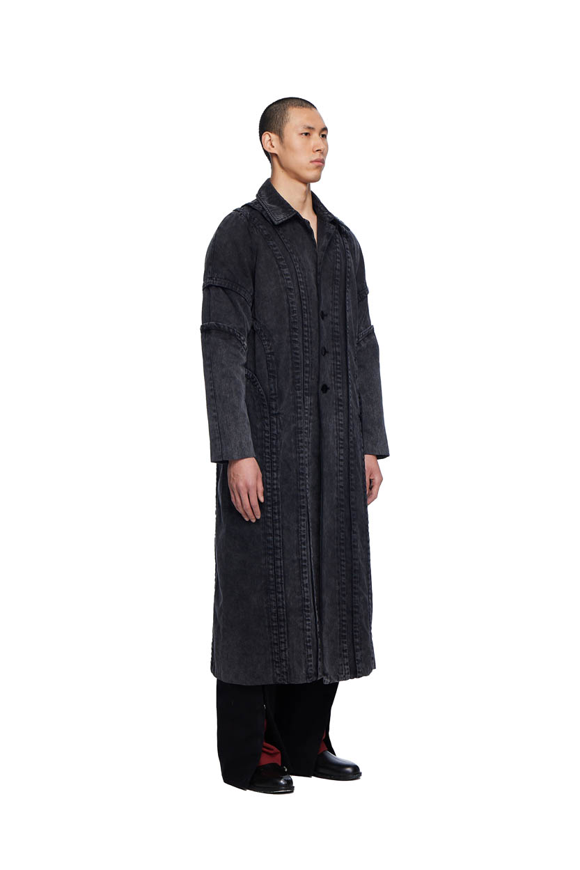 ron様専用Ximon lee cut up chained overcoat-